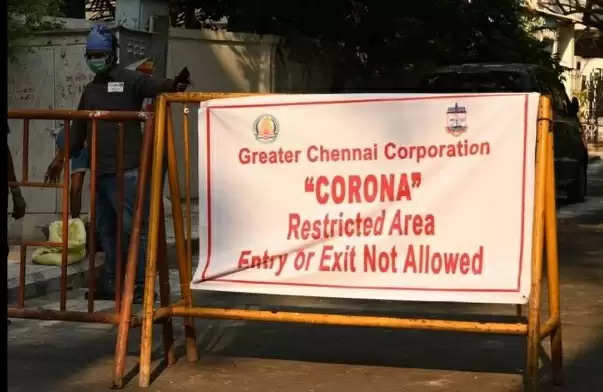 Corona on 11,229 streets in Chennai Health action