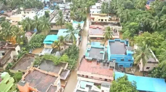 Kanyakumari affected by floods Normal life of people severely affected ..