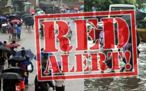 Red Alert for Chennai Weather Center warning