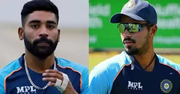 19th Test Match: Washington Sunder-Mohammed Siraj replaced by 2 players *