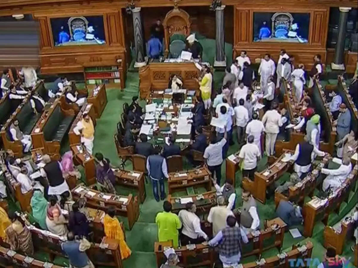 Opposition parties in a frenzy Both adjourned.