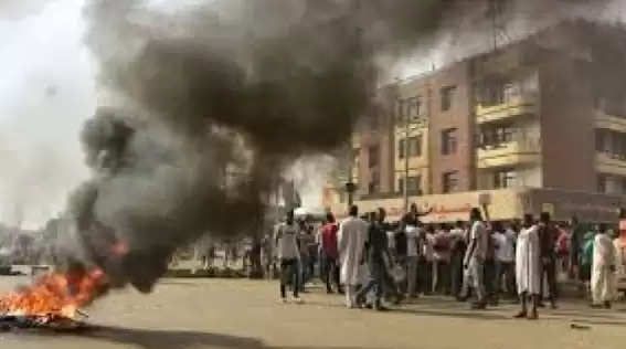 Military rule Popular opposition; Riots..18 people shot dead ..