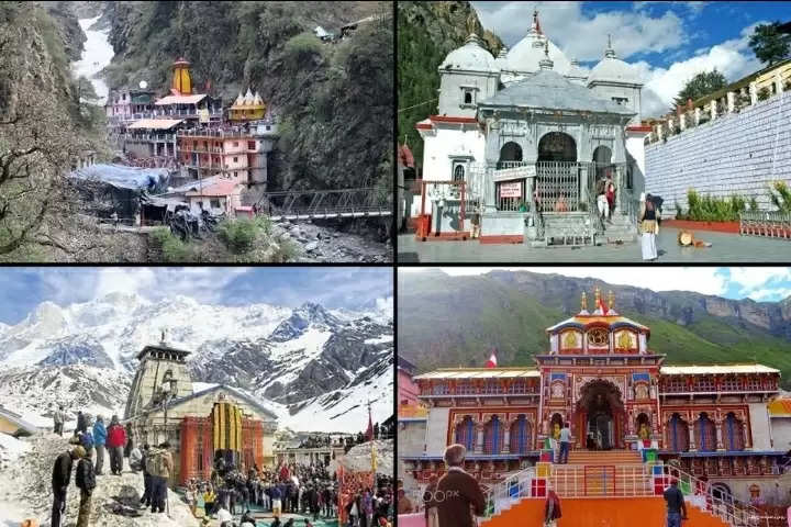  Badrinath, Kedarnath, Gangotri, Yamunotri Sardam pilgrimage today ..