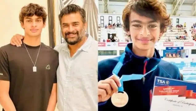 Actor Madhavan's son Vedant prepares for Olympics