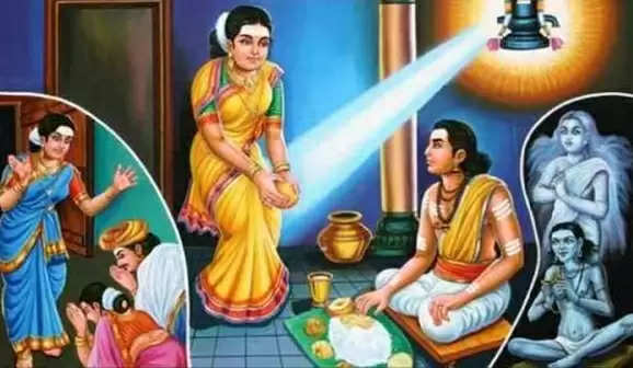 Mangani festival of Goddess Karaikal to Goddess Shiva