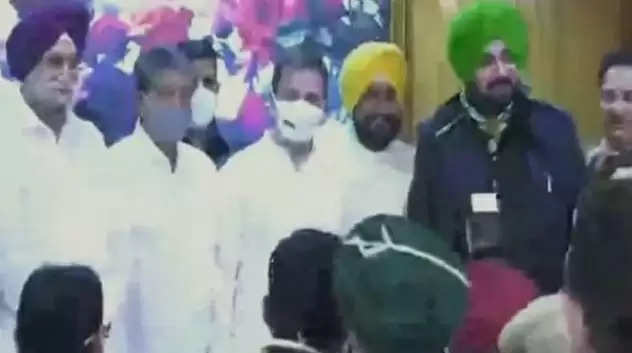 Punjab Chief Minister Inauguration Ceremony Rahul Gandhi Participates