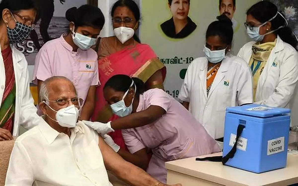 Vaccination work resumed at 51 centers in Chennai.