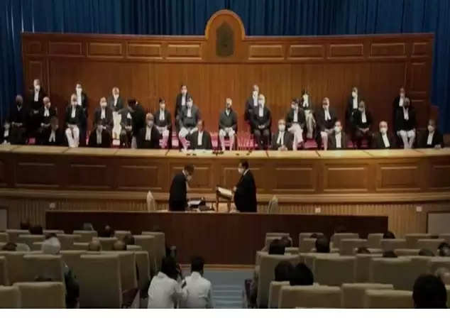 For the first time for the Supreme Court, 9 judges were sworn in on the same day