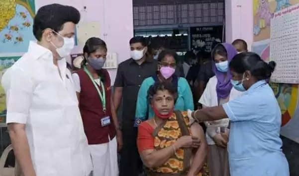 In Tamil Nadu, Phase 2 mega vaccination camp Chief Minister Stalin's surprise inspection
