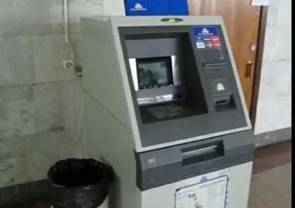 ATM machine robbed near police check post