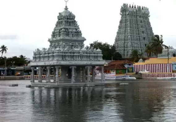 Thanumalaya Sami Temple Bandal Kal Nadu for the Markazhi Festival